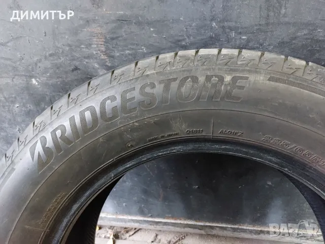 2бр.летни гуми BRIDGESTONE 225/65/17 102H DOT 2319, снимка 4 - Гуми и джанти - 48967899