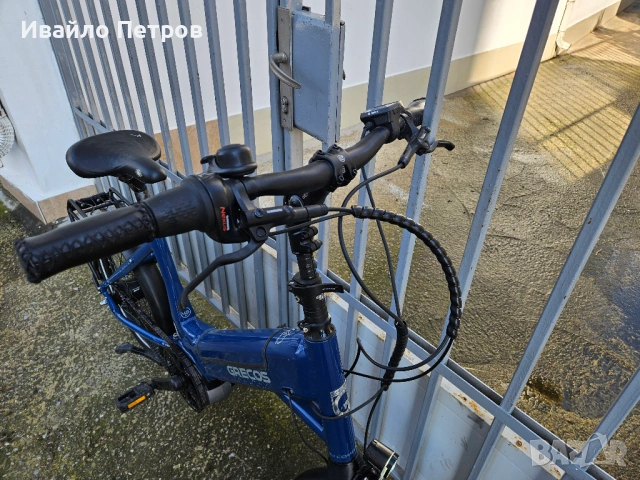 Електрически велосипед 20 цола GRECOS-шест месеца гаранция, снимка 3 - Велосипеди - 53474121