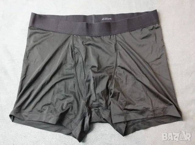 AIRism M мъжки черни тънки боксерки, снимка 5 - Бельо - 47625708