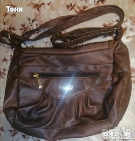 BAC STREET Нова Дамска Чанта Изцяло от Естествена Кожа, снимка 2 - Чанти - 51252426