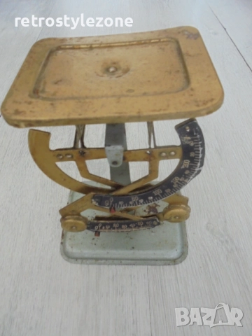 № 8245 Ретро антикварна механична везна , снимка 4 - Антикварни и старинни предмети - 51629129
