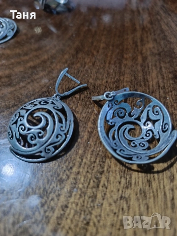 Масивен сребърен комплект , снимка 3 - Бижутерийни комплекти - 53596196