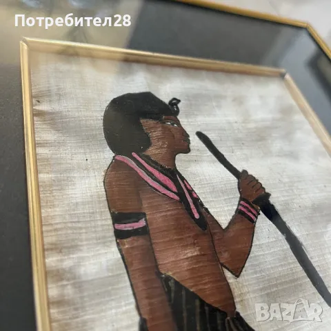 Египетски папирус в рамка, снимка 4 - Картини - 49210902