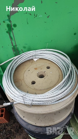 Въже стоманено Ф10 *общо 23м*