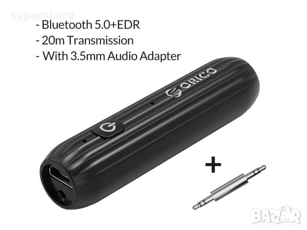 Блутут за телефон, таблет и др. Orico BTA-502 Bluetooth v.:5.0 + EDR и Аудио жак, снимка 2 - Други - 32330936
