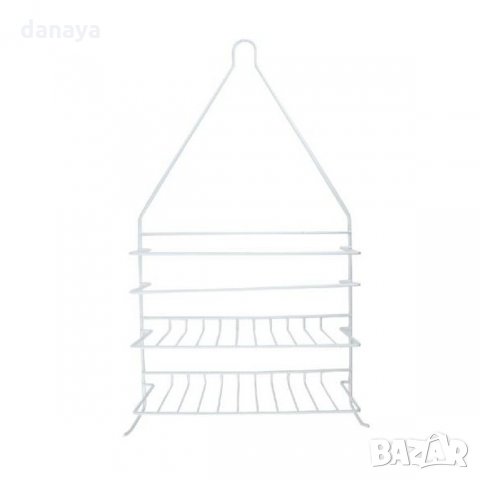 176 Метална Етажерка за баня с два рафта органайзер за аксесоари в банята и дома, снимка 11 - Органайзери - 27352235