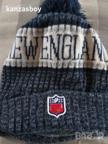new era new england patriots - страхотна зимна шапка КАТО НОВА, снимка 2 - Шапки - 43092953