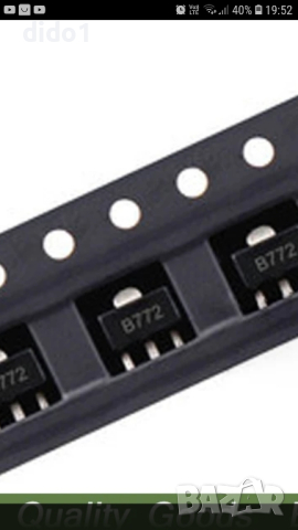 транзистор B772 PNP 30V 3A, снимка 1