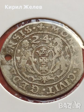 Сребърна монета Орт 1624г. Сигизмунд трети Данциг за КОЛЕКЦИОНЕРИ 13715, снимка 12 - Нумизматика и бонистика - 42987175