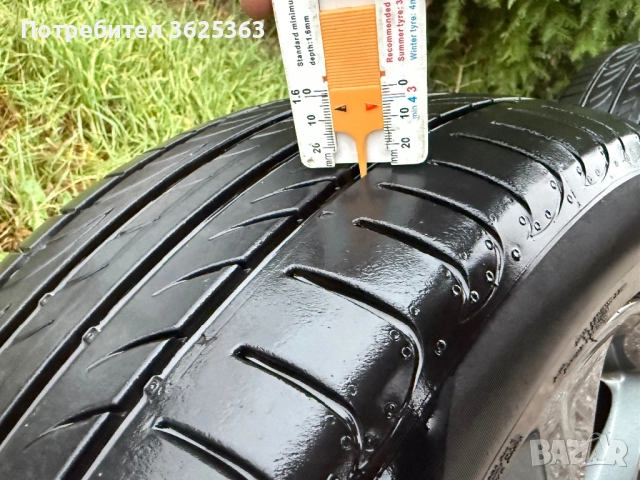 Джанти от Хонда Акорд 5×114,3 17" с гуми Pirelli Powergy 225/50/17, снимка 2 - Гуми и джанти - 52952027