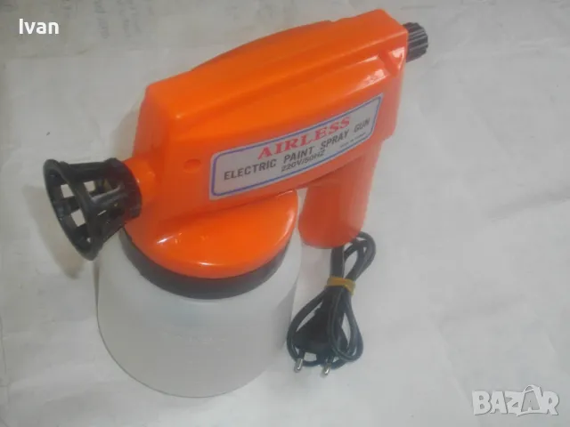 НОВ ЕЛЕКТРИЧЕСКИ БОЯДЖИЙСКИ ПИСТОЛЕТ СТАРО КАЧЕСТВО С РЕЗЕРВНИ ЧАСТИ AIRLESS Made in Taiwan, снимка 17 - Други инструменти - 49680443