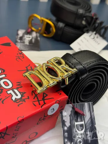 колани от естествена кожа в кутия christian dior, снимка 5 - Колани - 50422867