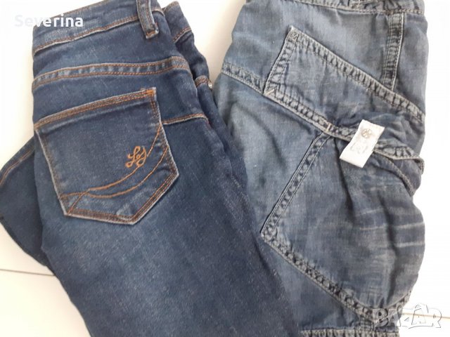 Plein и Liu jo лот-дълги,къси дънки и клин за 7 години , снимка 2 - Детски панталони и дънки - 36872728