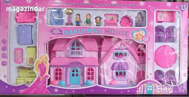  Комплект къща за кукли с аксесоари