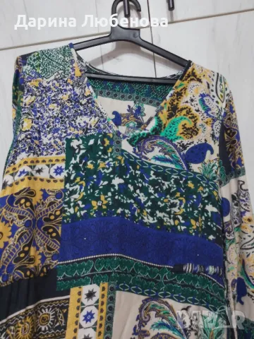 Прекрасна рокля ХЛ размер , снимка 3 - Рокли - 49956818