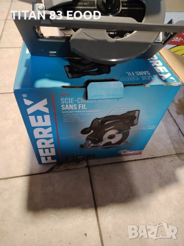 FERREX 40V акумулаторен циркуляр, 4000 мин-