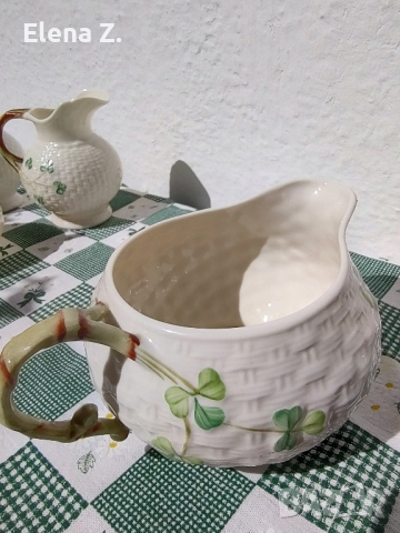 Ирландски винтидж съдове на Belleek, снимка 3 - Други - 52291695