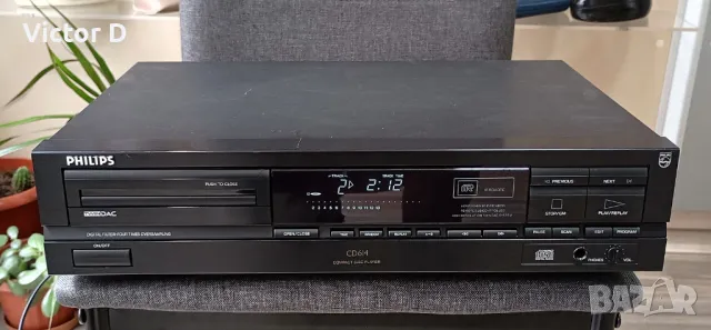 PHILIPS CD 614 - CD-Player , снимка 2 - MP3 и MP4 плеъри - 49181905