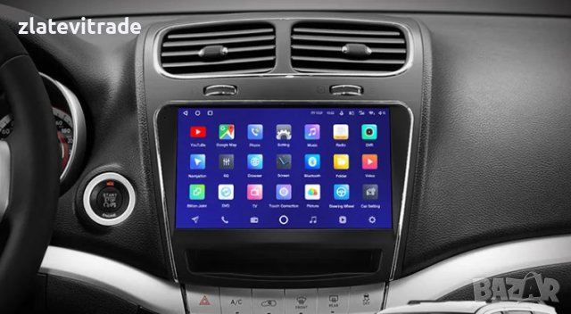 FIAT FREEMONT, DODGE JOURNEY 2012/2020 - 9'' Андроид навигация, 9678, снимка 2 - Навигация за кола - 43164174