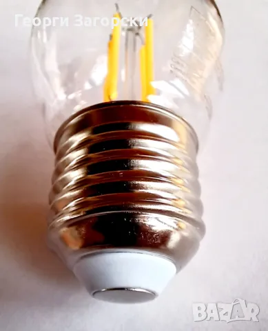 LED Крушка - 4W Filament E27 G45 2700K, снимка 4 - Крушки - 49511728