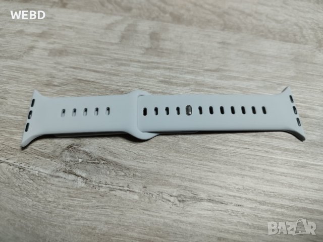 Силиконова каишка за Apple Watch Rock ash  ML 42/44/45mm, снимка 2 - Смарт часовници - 39948610