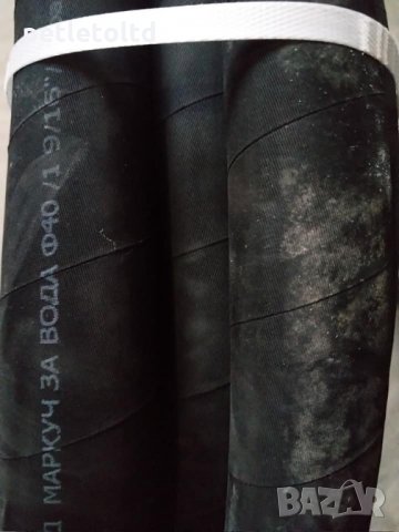Гумено-текстилен маркуч за вода Ф 40 мм (20 метра), снимка 2 - Други стоки за животни - 28206278