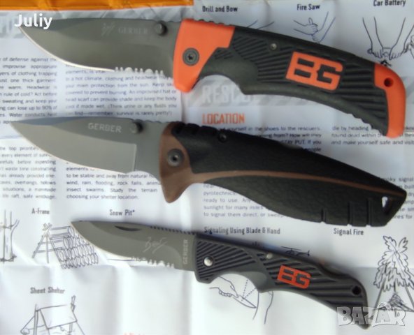 Сгъваем нож Gerber / 3 модела /, снимка 6 - Ножове - 13749796