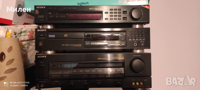Система SONY усилвател , тунер и CD