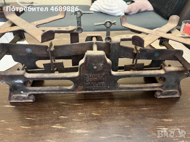 Античен търговски кантар, снимка 2 - Антикварни и старинни предмети - 53384709