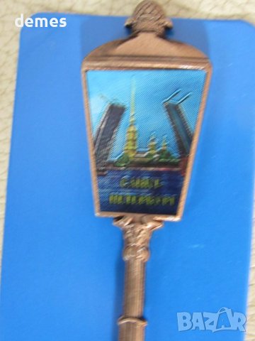 Сувенирна лъжичка за кафе или чай от Санкт Петербург, Русия, снимка 5 - Други - 43887437