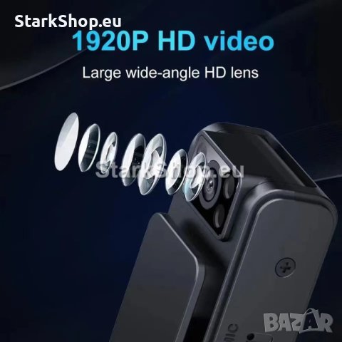 Джобна камера с магнит – боди камера, полицейска, снимка 3 - Друга електроника - 43044152