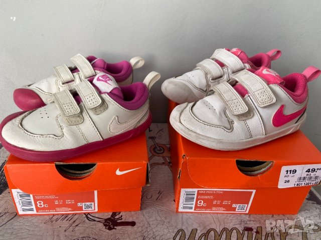 2 бр детски маратонки Nike Pico 5, 25 и 26 номер, 8с и 9с