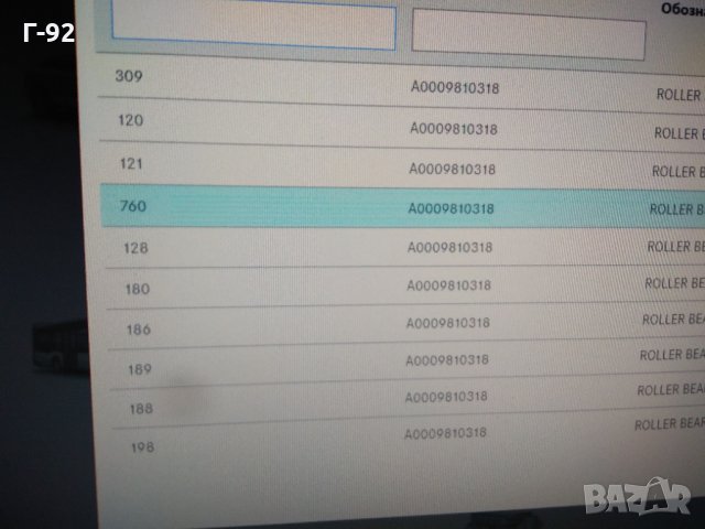 A0009810318**NEU**MERCEDES-BENZ**LKW**ЛАГЕР ЗА КОРМИЛНА КУТИЯ**, снимка 3 - Части - 33573639