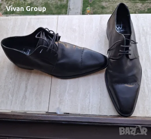 Мъжки обувки Edwin Wallace 100% кожа, снимка 2 - Официални обувки - 47743567