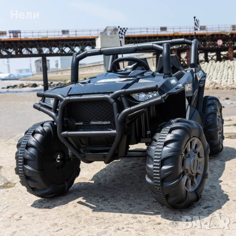 Акумулаторен Двуместен джип Off-Road Extreme 4X4 UTV 24V батерия, снимка 9 - Детски велосипеди, триколки и коли - 43686165