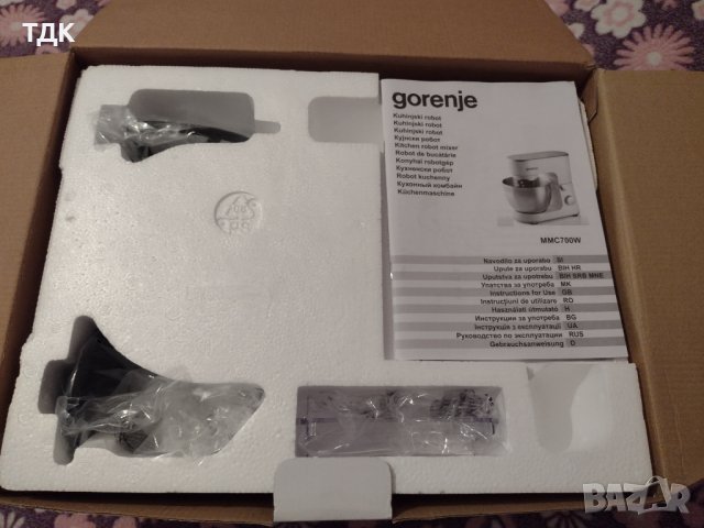 Планетарен миксер Gorenje MMC 700W нов, снимка 2 - Миксери - 43155013