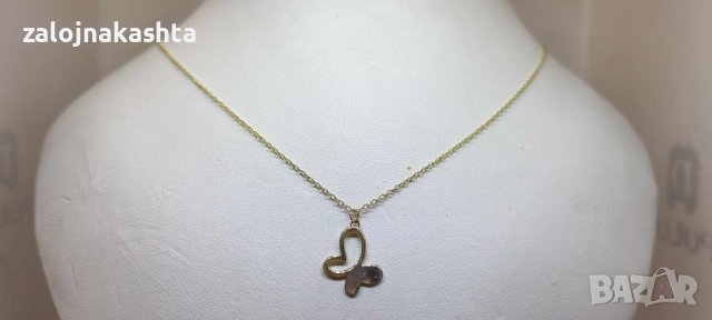 Ново Златно колие-1,67гр/14кр, снимка 2 - Колиета, медальони, синджири - 43447950