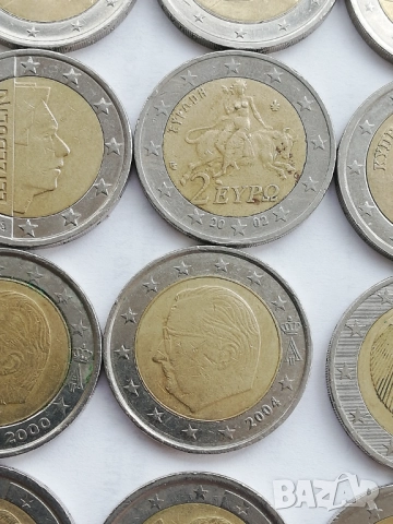 лот от 22 монети от 2 евро различни държави, снимка 11 - Нумизматика и бонистика - 47791967