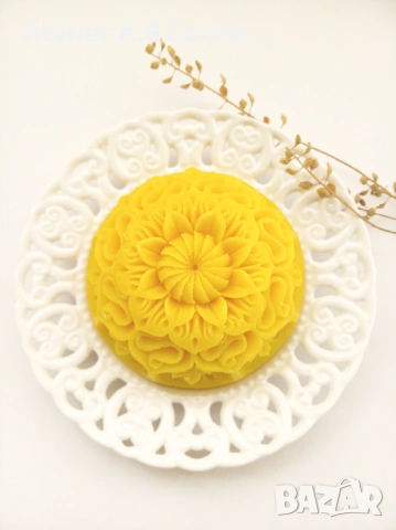 Ароматен глицеринов карвинг сапун ръчно гравиран ,подходящ за ващия интериор, снимка 6 - Декорация за дома - 53594040