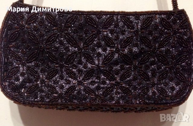 Прекрасна чанта с маниста, снимка 2 - Чанти - 38094510