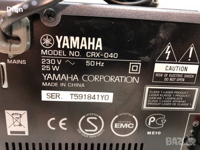 Yamaha CRX-O40, снимка 10 - Ресийвъри, усилватели, смесителни пултове - 33433877