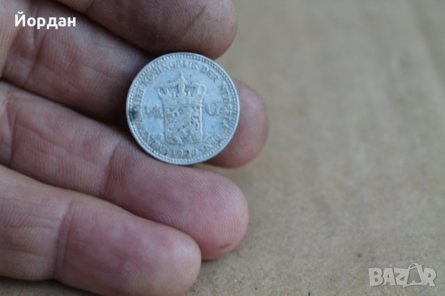 Монета 1/2 Гулден Холандия 1922г, снимка 6 - Нумизматика и бонистика - 37381505