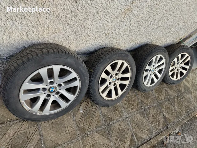 Джанти оригинални  БМВ 16 цола style 156 със зимни гуми Pirelli, снимка 4 - Гуми и джанти - 46638417