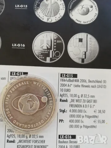  10 евро юбилейни-сребърни 2004 г., снимка 2 - Нумизматика и бонистика - 48746283