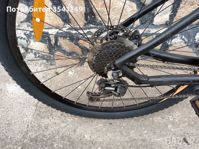 Алуминиев хидравличен велосипед с два диска , снимка 6 - Велосипеди - 40291092