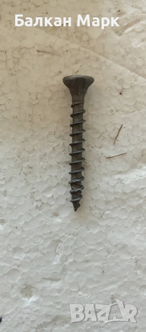 Dyna Plus Outdoor C4 – Винтове за дърво, външна употреба, пълна резба (5x40 мм, 200 бр), снимка 4 - Железария - 51443743