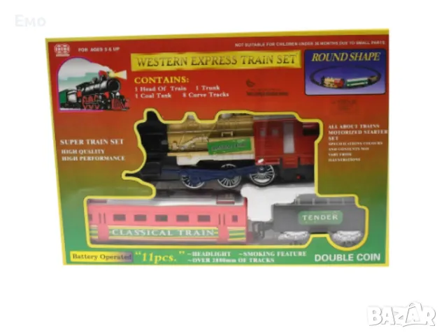 Детска играчка влакче с батерии, звуци и светлини, снимка 2 - Други - 47988790