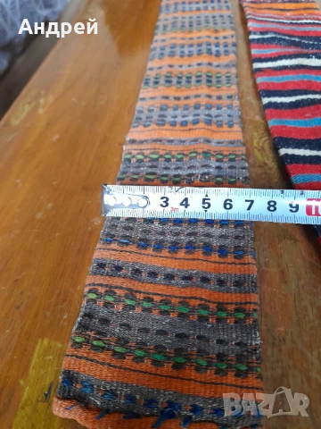 Стар колан за носия,Сая #2, снимка 6 - Антикварни и старинни предмети - 50462245