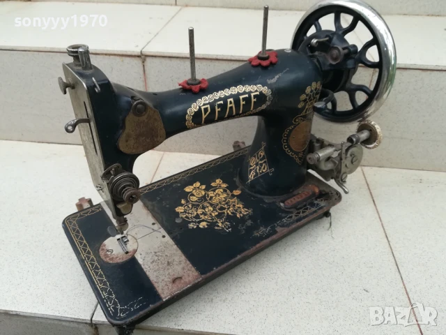 PFAFF-СТАРА МАШИНЕРИЯ-ВНОС SWISS 3105251829, снимка 8 - Антикварни и старинни предмети - 50497462