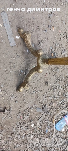 голяма бронзова закачалка за дрехи, снимка 2 - Антикварни и старинни предмети - 51065845